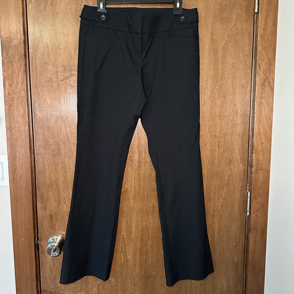 The Limited Pants - The Limited Black Pinstriped Dress Pants